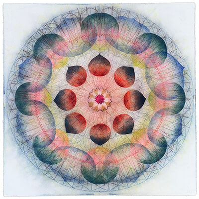 pigment on paper, Her Vision by Mary Judge.