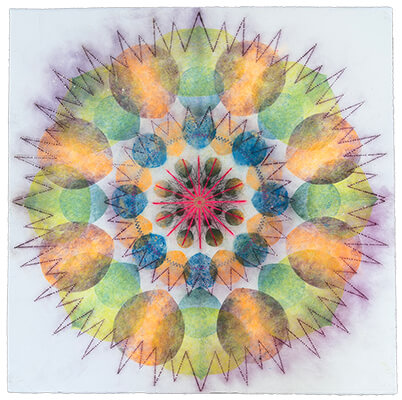pigment on paper, Cold Star by Mary Judge.