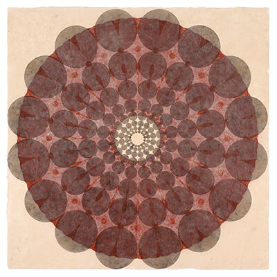 print, Rose Window 27 by Mary Judge.