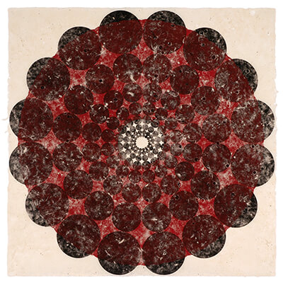 print, Rose Window 77 by Mary Judge.